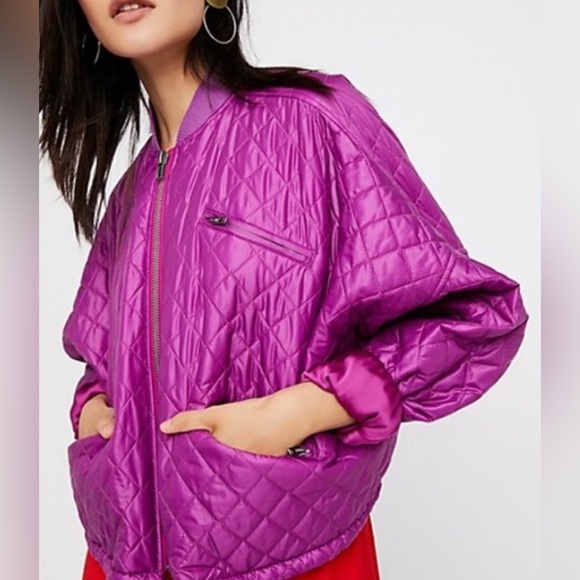 Free People Easy Quilted Bomber - Picture 8 of 8